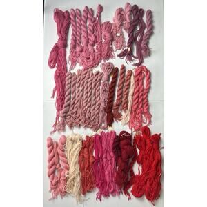PATERNAYAN Persian Needlepoint Virgin Wool Yarn Reds Pinks 900-972 Huge Lot